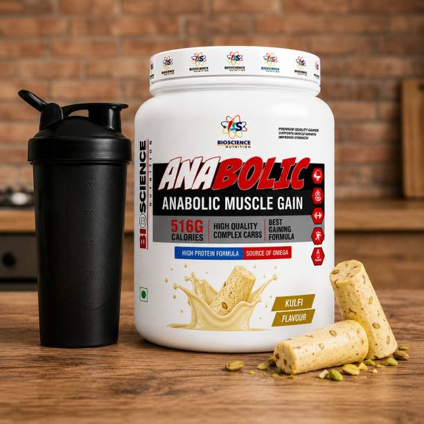 Bioscience Nutrition Anabolic Weight Gainer Powder | Muscle Growth & Healthy Weight Gain Weight Gainers/Mass Gainers
