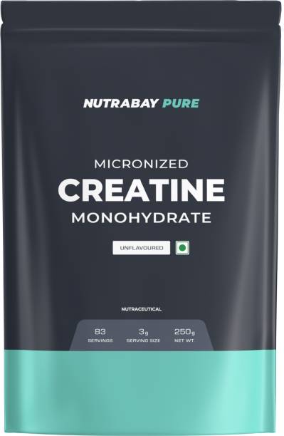 Nutrabay Pure Series Micronised Creatine Monohydrate 83 servings |Crossfit Supplement Creatine