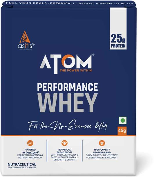 AS-IT-IS Nutrition ATOM Performance Whey, Botanical Her...