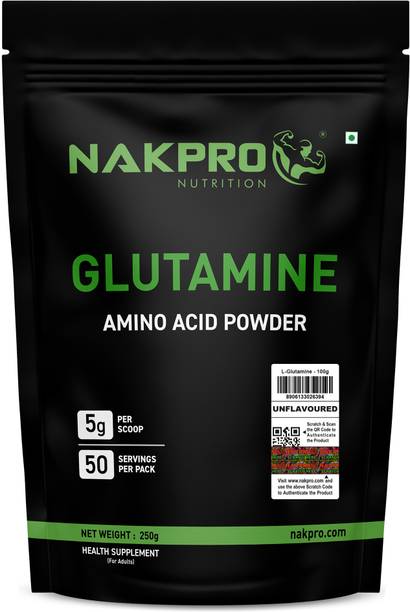 Nakpro L-Glutamine Powder ,Post Workout Muscle Recovery & Healthy Immune Supplement Glutamine