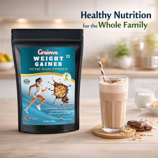 grainva Weight Gainer for Men & Women | Healthy Weight & Strength Support Weight Gainers/Mass Gainers