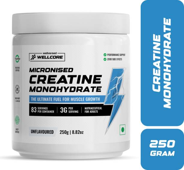 Wellcore Micronised Creatine Monohydrate | Lab Tested | Enhanced Absorption | 100% Pure Creatine