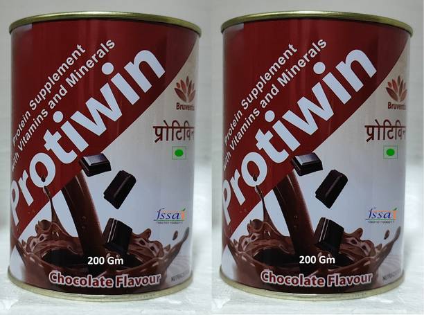 Protiwin Protein Powder Vitamin B12 Calcium Nutrition Stamina Weight Gain Muscle Strength Protein Blends