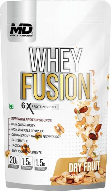 Muscle Dominator Whey Fusion|20G Protein|1.5G Glutamine|1.5G Creatine Whey Protein