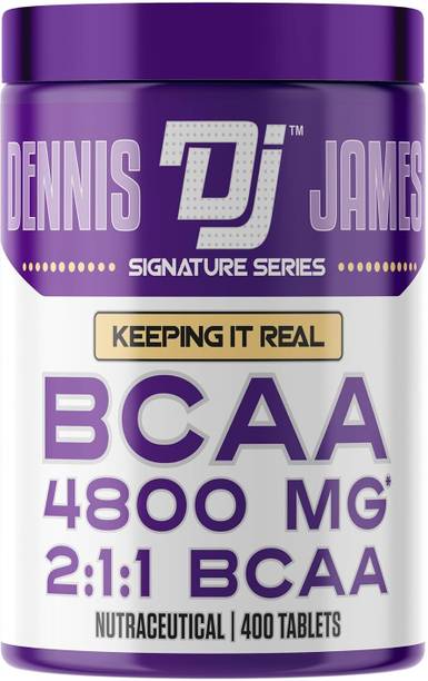 Dennis James Signature Series BCAA 4800mg | 400 Tablets | Muscle Recovery & Endurance BCAA