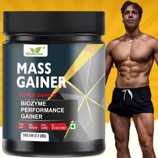 ZEMAICA MASS GAINER POWDER / Weight Gainer supplement for Strong Muscle Weight Gainers/Mass Gainers