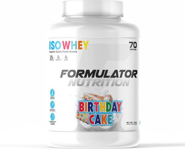 THE FORMULATOR ISO Whey | 25g Protein | Zero Trans Fat | Glutamine | Dietary Enzymes Whey Protein