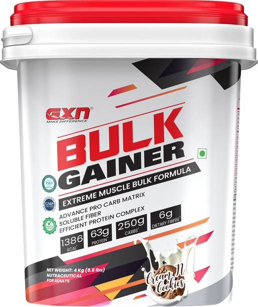 GREENEX NUTRITION Bulk Gainer High Protein and High Carb Supplement Powder | Extreme Bulk Formula Weight Gainers/Mass Gainers
