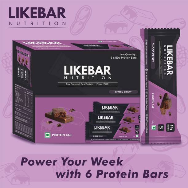 Likebar High Nutritional Daily Power Bite Snack (Pack of 6) Protein Bars