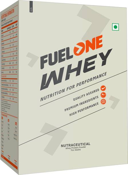 FUELONE Whey Protein, 24 g Protein, 5.08 g BCAA & 3.60 g Glutamic Acid Whey Protein
