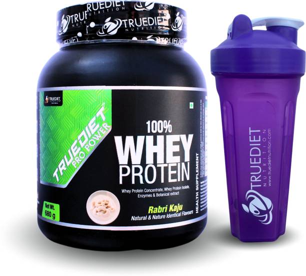 Truediet PRO POWER 100% WHEY PROTEIN With Shaker Protein Blends