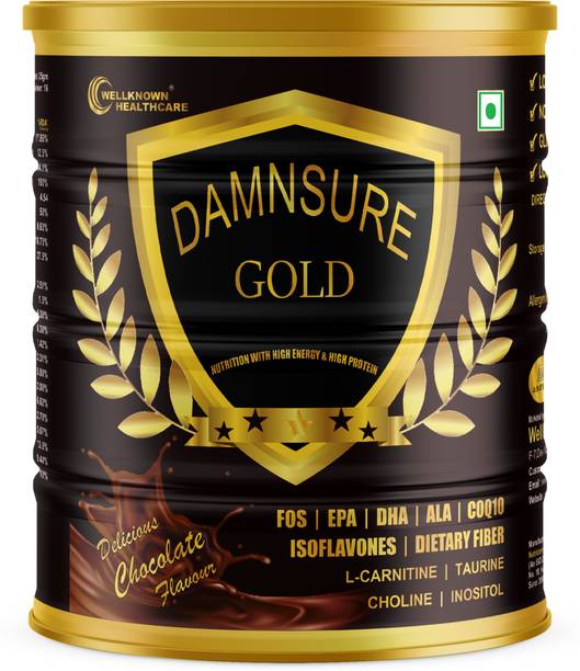 Damnsure GOLD Protein Powder Nutrition Health Drink high protein No Sugar Whey Protein