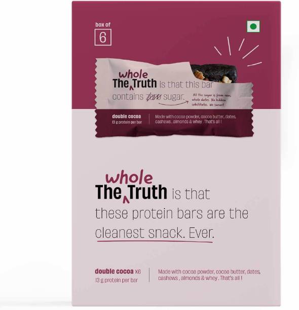 The Whole Truth Double Cocoa | Pack of 6 Nutrition Bars