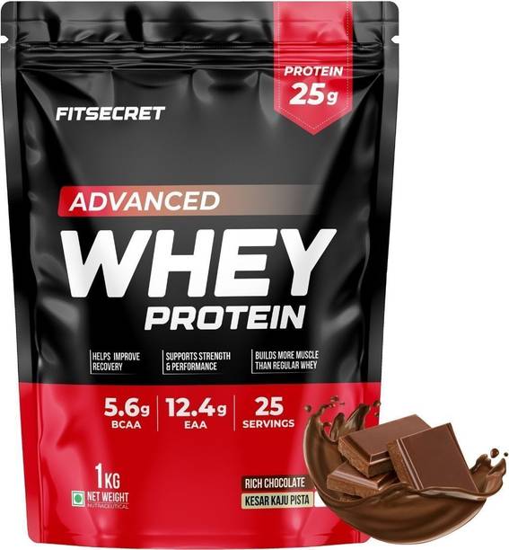 FitSecret Advanced Whey Protein Powder | 25g Protein per Scoop Whey Protein