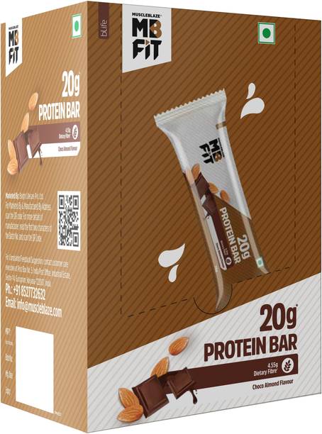 MUSCLEBLAZE 20 g Protein Bar, Gluten-Free, Healthy Protein Snacks, For Energy & Fitness Protein Bars