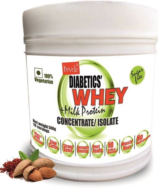 DEVELO Whey protein for diabetics sugar free protein powder for diabetes care Whey Protein