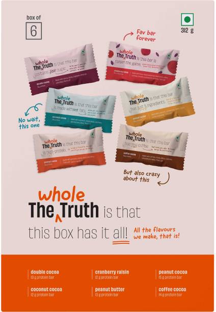 The Whole Truth All-in-One | Pack of 6 Nutrition Bars