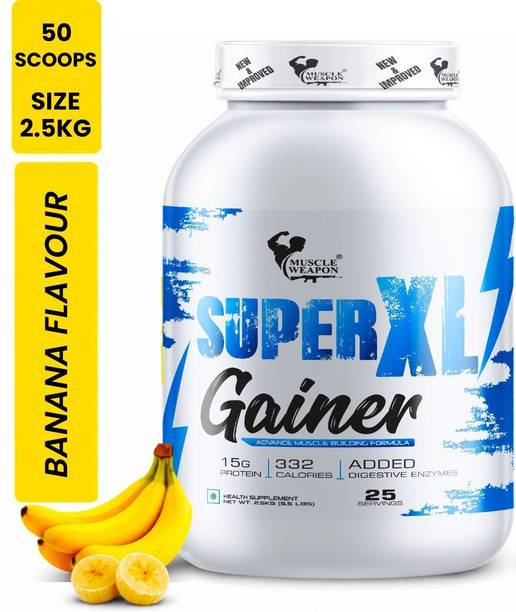 Muscle Weapon Real Weight Gainer for Healthy High Protein Weight Gainers/Mass Gainers Weight Gainers/Mass Gainers