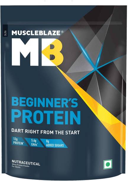 MUSCLEBLAZE Beginner's, No Added Sugar Whey Protein
