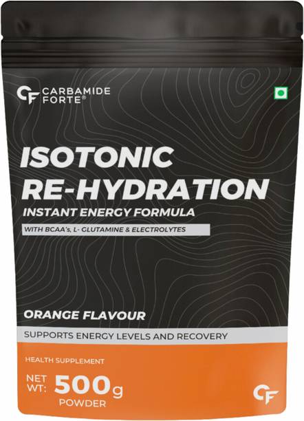 CARBAMIDE FORTE Isotonic Energy Drink Powder with added BCAA & Glutamine, Pre Workout Supplement Pre Workout