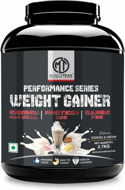 Muscle Trail Performance Series Weight Gainer |15g Protein, 75g Carbs, 414Kcals Energy| Weight Gainers/Mass Gainers
