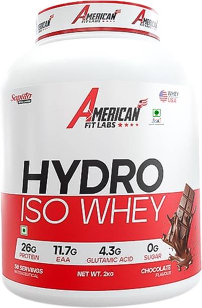 AMERICAN FIT LABS 100% Pure Hydro ISO Whey Protein, 58 Servings | 26g Protein, Gluten Free Whey Protein