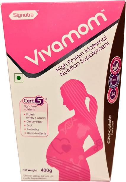 vivamom Maternal Nutrition in Pregnancy & Lactation Whey Protein (400 g, Chocolate) Nutrition Bars