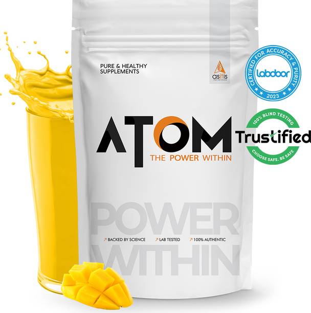 AS-IT-IS Nutrition ATOM Whey Protein 3lbs 27g protein...
