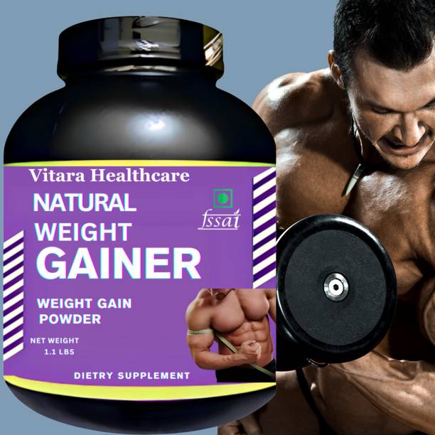 Vitara Healthcare Natural Weight Gainer Powder/ Weight Gain Supplements Help in Gaining Muscle Weight Gainers/Mass Gainers