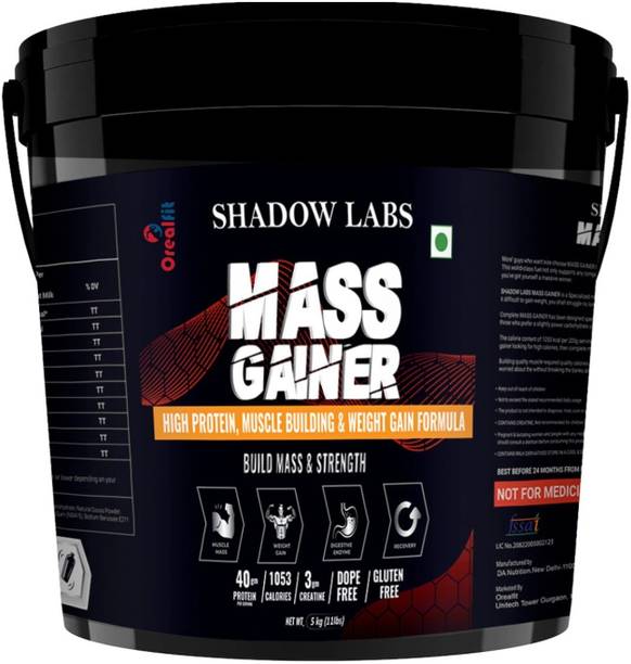 OREALFIT Mass Gainer For Bulk Muscles Delicious Flavour Weight Gainers/Mass Gainers
