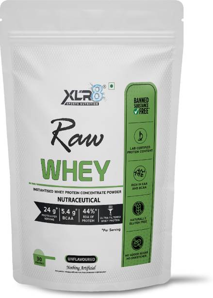 XLR8 Raw Whey Protein Powder Instantised Whey Protein Concentrate 80% Whey Protein
