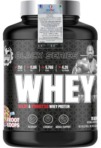 dexter jackson Black Series Whey Isolate & Hydrolyzed Whey Protein, 5LBS Whey Protein