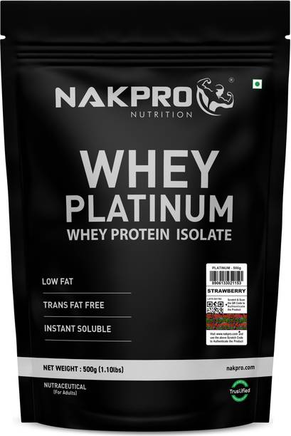 Nakpro PLATINUM 100% Whey Protein Isolate Supplement Powder Whey Protein