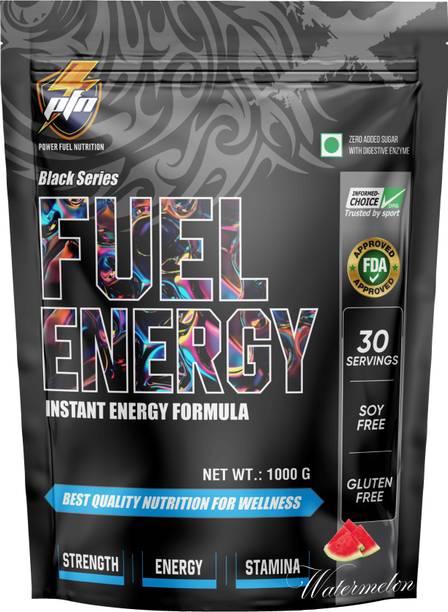 Power Fuel Nutrition Black Series Fuel Energy, Instant Energy Drink Energy Bars