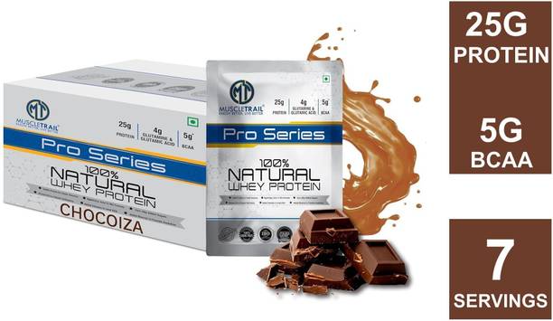 Muscle Trail Pro Series |7 servings |Primary Source Isolate |5g BCAA, 25g 100% Natural Whey Protein