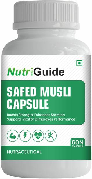 Nutri Guide Safed Musli Capsule for Strength, Immunity ...