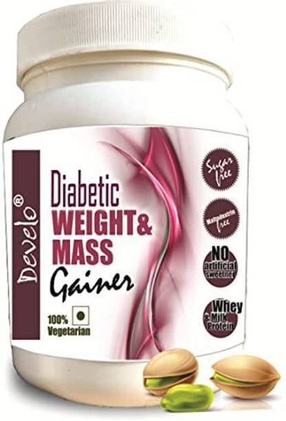 DEVELO Weight & Mass Gainer for Diabetics, Sugar Free Supplement for Diabetes Care Weight Gainers/Mass Gainers