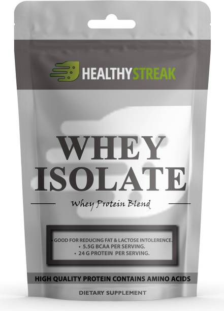Healthy Streak 100% Whey Protein Isolate Supplement Powder Ultra (OL266) Whey Protein