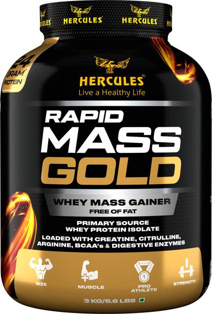 HERCULES Rapid Mass Gold Weight Gainers/Mass Gainers