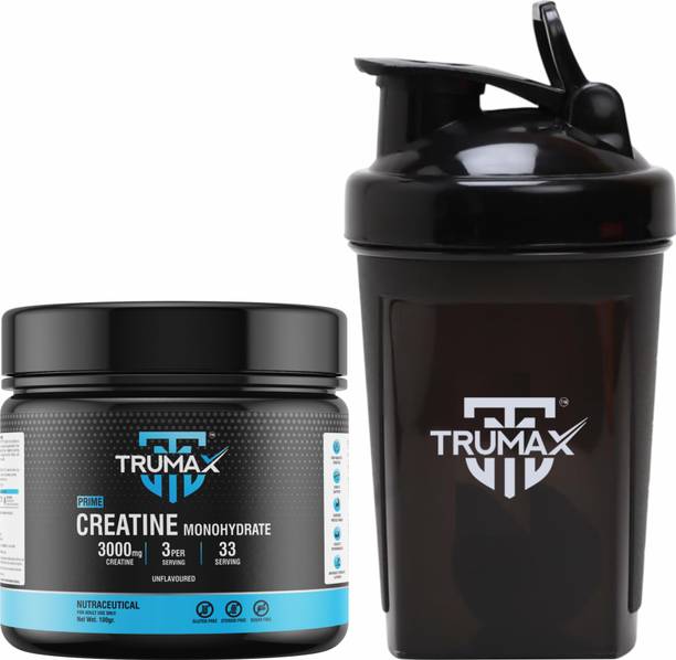 TRUMAX Prime Creatine Monohydrate Powder + Shaker | Supports Lean Muscle Recovery Creatine