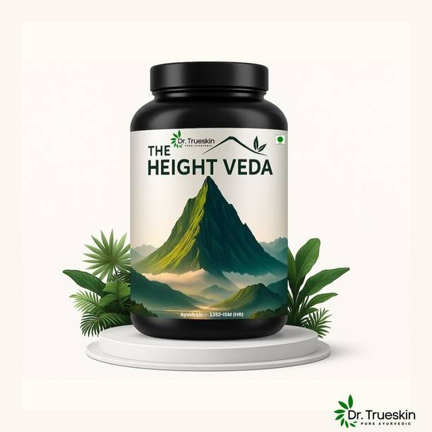 Dr.trueskin Height Veda Powder With Ashwagandha & Shatavari (2228) Plant-Based Protein