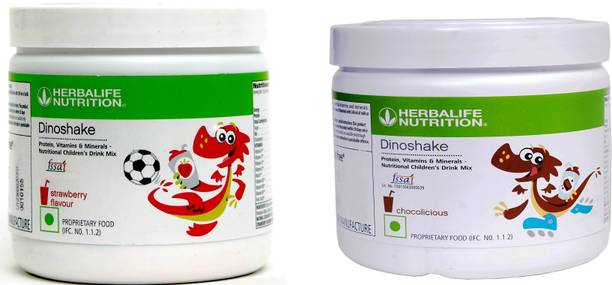 HERBALIFE Dinoshake nutritional children’s drink mix - Strawberry & Chocolate flavour Plant-Based Protein