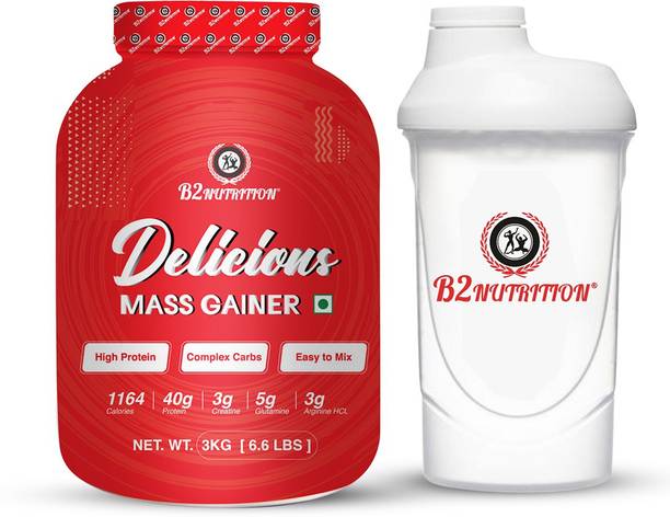 B2 Nutrition Delicious Mass Gainer 3 Kg With Shekar Weight Gainers/Mass Gainers