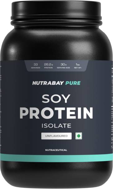 Nutrabay Pure 100% Soy Protein Isolate - Plant-Based Protein