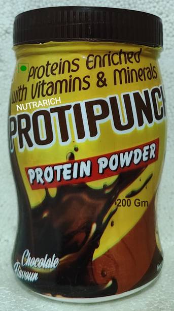 NUTRARICH Protipunch Protein Powder Vitamin B12 Calcium Iron Energy Weight Muscle Growth Protein Blends
