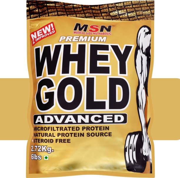 MSN Whey Gold Advanced Premium Microfiltered Protein for Lean Muscle & Fast Recovery Whey Protein