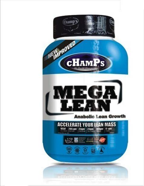CHAMPS NUTRITION Mega Lean 2 LBS Weight Gainers/Mass Gainers