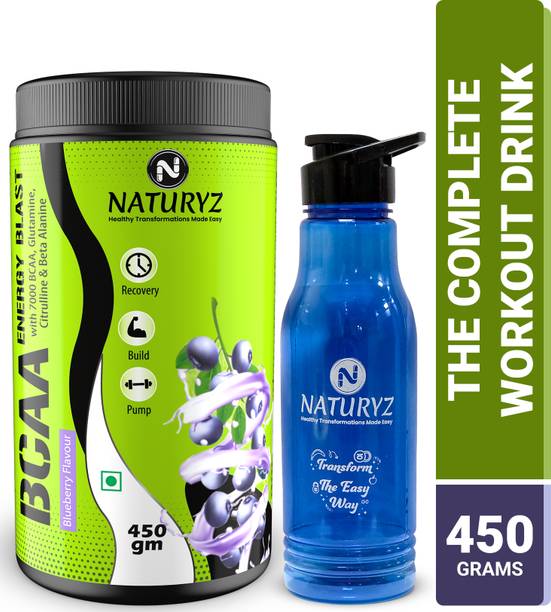 NATURYZ BCAA Energy Blast Pre Intra Post Workout Supplement For Recovery|Power & Energy BCAA
