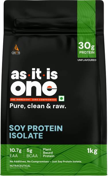 AS-IT-IS Nutrition One Soy Protein Isolate - Plant-Based, Complete Amino Acid Profile Plant-Based Protein