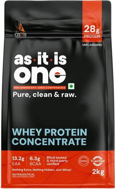 AS-IT-IS Nutrition Concentrate, Pure, Clean & Raw, 28g per Serve Whey Protein